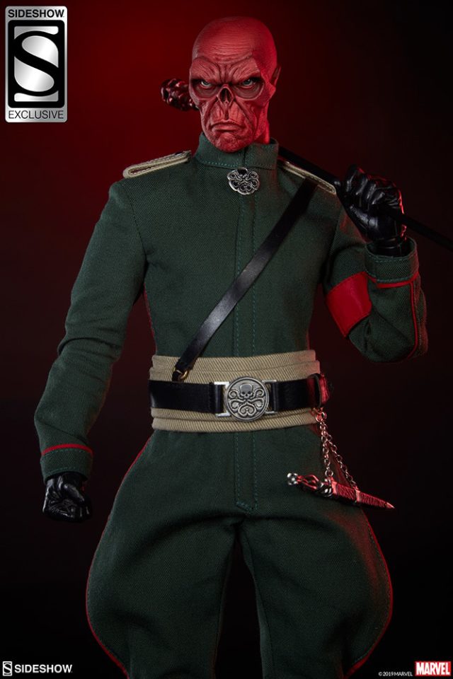 Sideshow Exclusive Red Skull Sixth Scale Figure Alternate Portrait