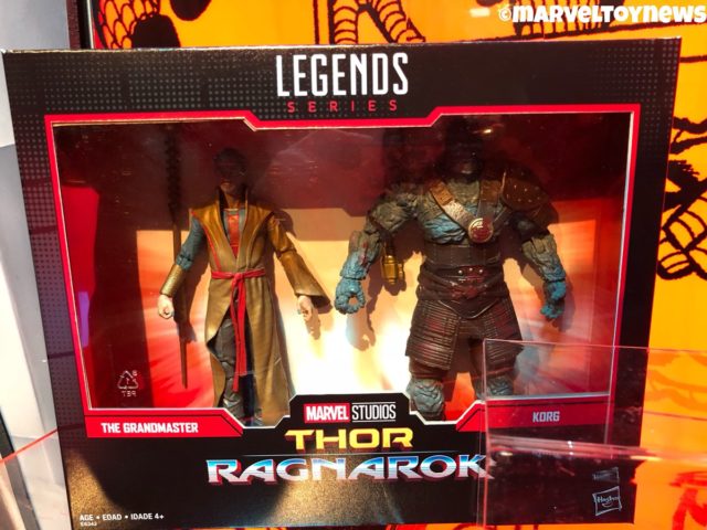 Marvel Legends Thor Ragnarok Grandmaster Korg Box Toy Fair 2019