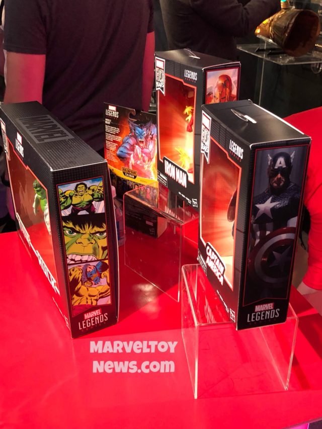 80 Years of Marvel Legends Boxes Sides Toy Fair 2019