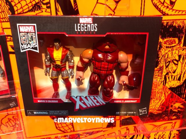 2019 Toy Fair Marvel Legends Colossus and Juggernaut Packaged
