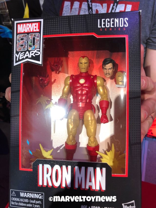 Iron Man Marvel Legends 80 Years Figure Packaged