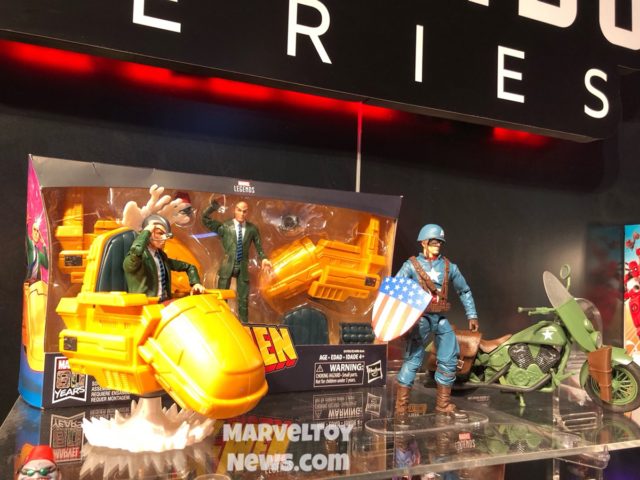 2019 Toy Fair Marvel Legends Riders Professor X Captain America Figures