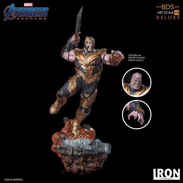 Avengers Endgame Thanos Iron Studios Deluxe Statue BDS