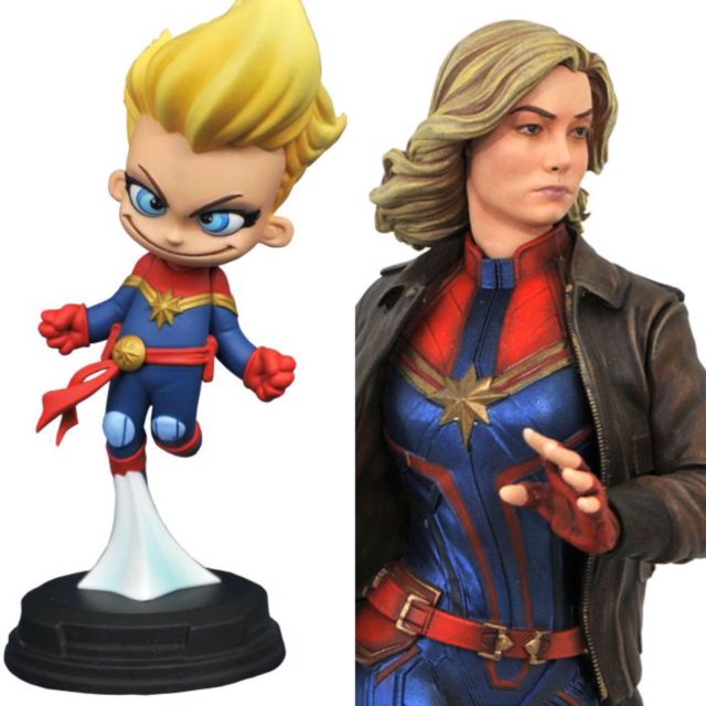Diamond Select Marvel Animated Captain Marvel Premier Collection Statue