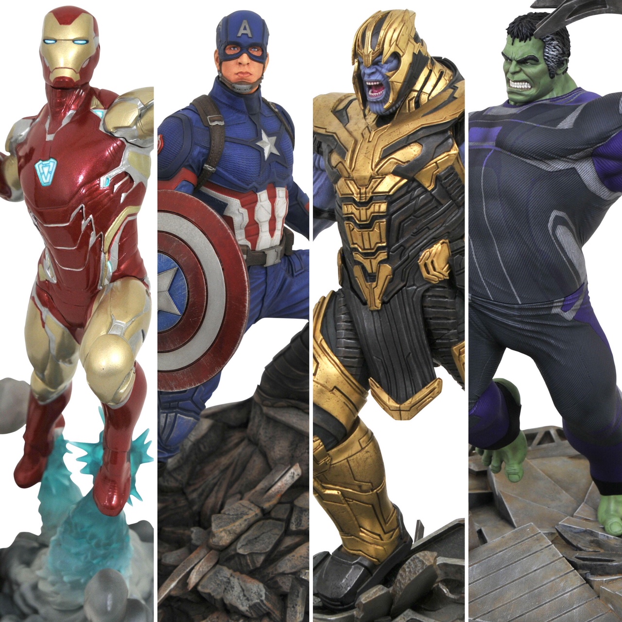 DISNEY Marvel Diamond Select Iron Man HULKBUSTER 8" Action Figure AVENGERS Movie 