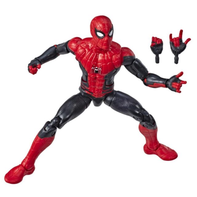 Far From Home Marvel Legends Spider-Man Figure Red Black Costume