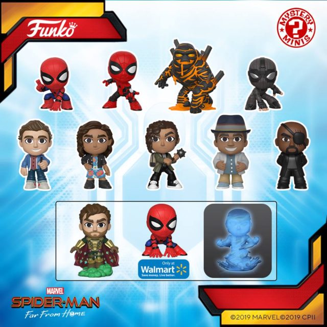 Funko Far From Home Spider-Man Mystery Minis Walmart Exclusives