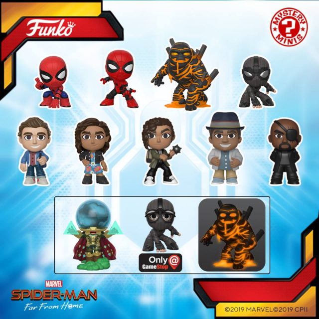 Funko Gamestop Exclusive Mystery Minis for Spider-Man Far From Home