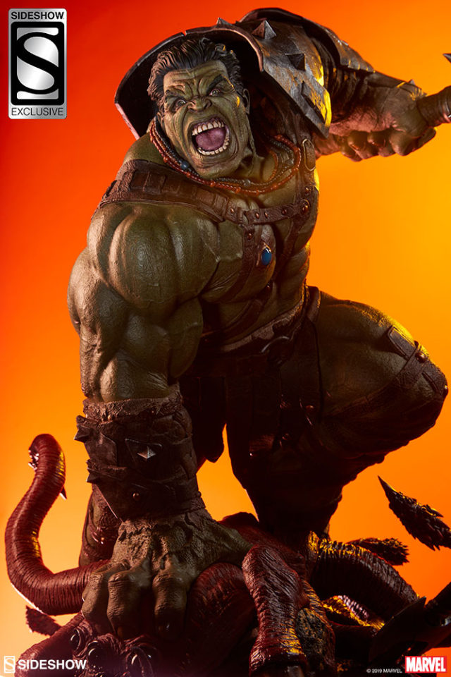 Gladiator Hulk Exclusive Helmetless Head Sideshow Collectibles