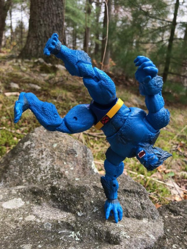 Hasbro X-Men Legends Beast Figure On One Hand