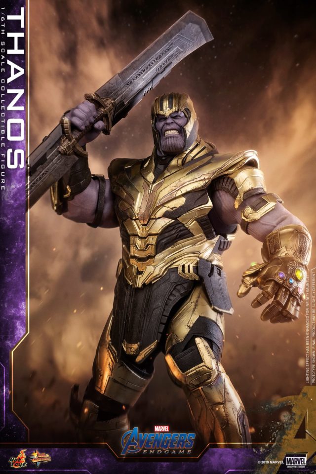 Hot Toys Avengers 4 Thanos with Double Sided Sword Figure