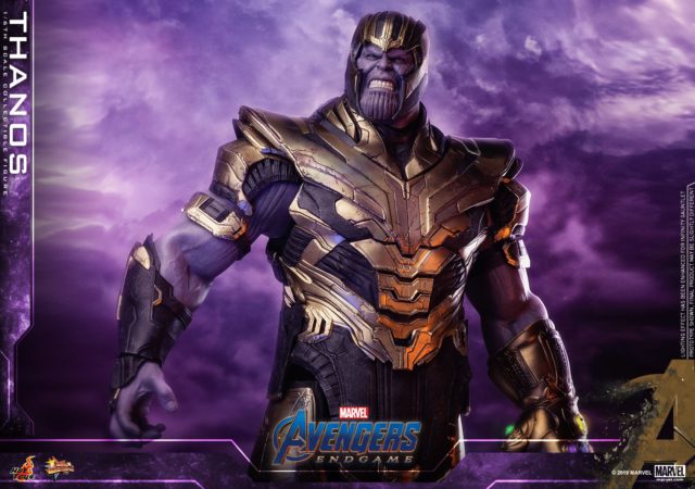 Hot Toys Thanos in Armor Avengers Endgame Figure Angry Head