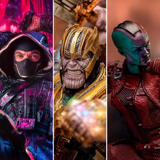Iron Studios Avengers Endgame Statues Thanos Nebula Ronin