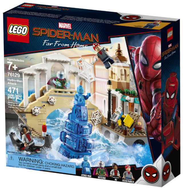 LEGO 76129 Hydro-Man Attack Box Spider-Man Far From Home