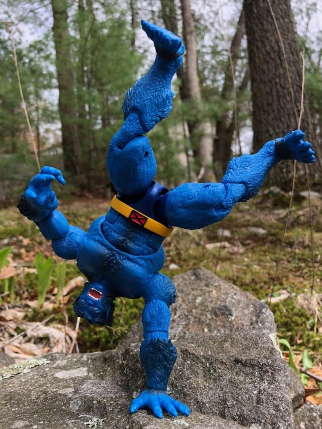 Marvel Legends Beast Figure On One Hand Stand