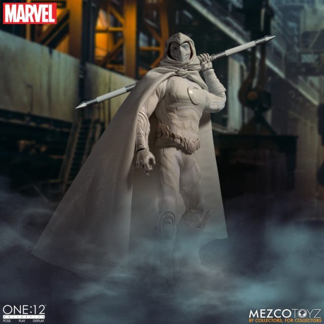 ONE 12 Collective Moon Knight Figure Holding Staff