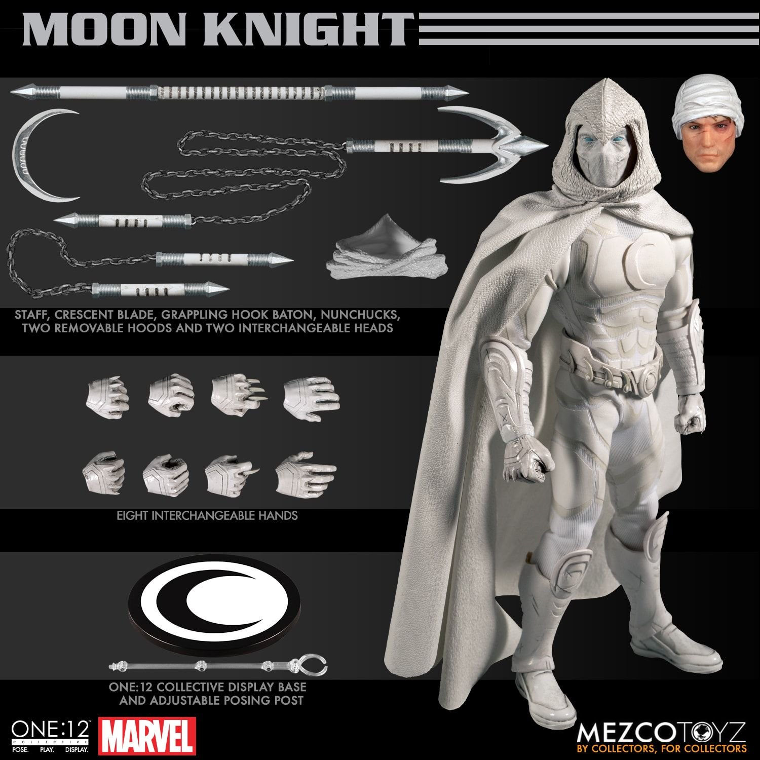 Mezco ONE:12 Collective Moon Knight Figure Up for Order