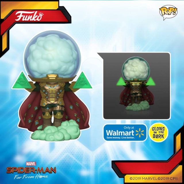 Walmart Exclusive Mysterio POP Glow in the Dark Funko Figure