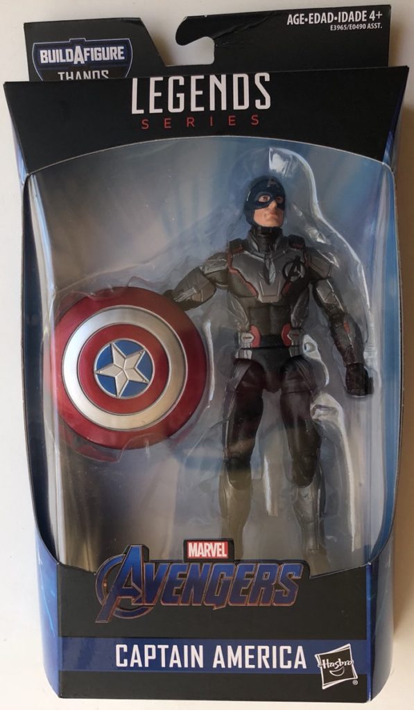 Avengers Endgame Legends Quantum Suit Captain America Figure Packaged