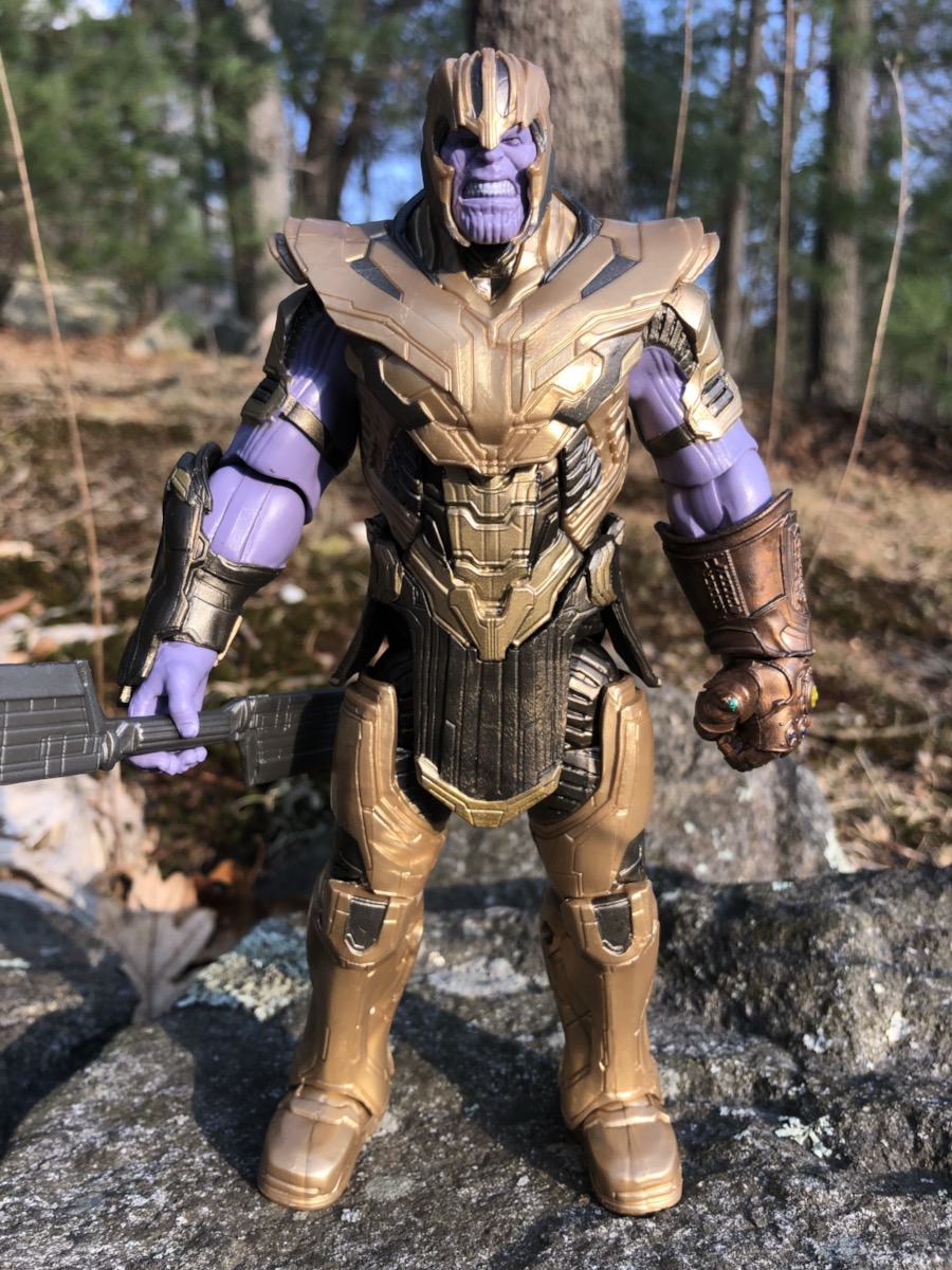 8" Action Marvel Legends Thanos Figure Avengers Endgame Armored Thanos Toy 