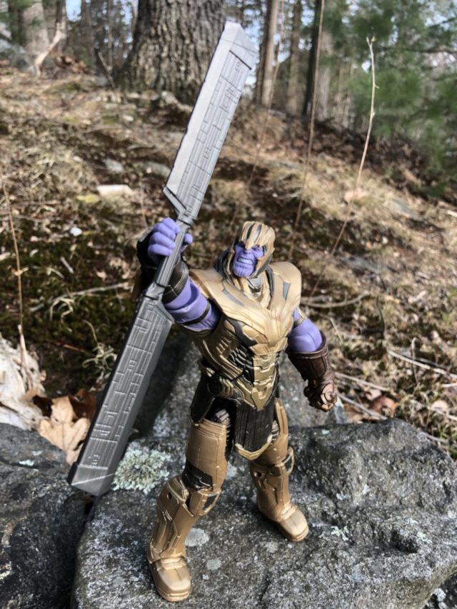 Avengers Endgame Thanos Sword Double-Edged Hasbro Action Figure