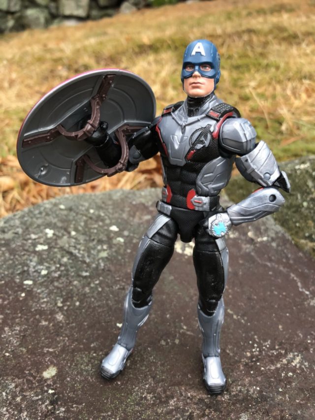 Avengers Endgame Marvel Legends Quantum Captain America 6" Figure with Shield
