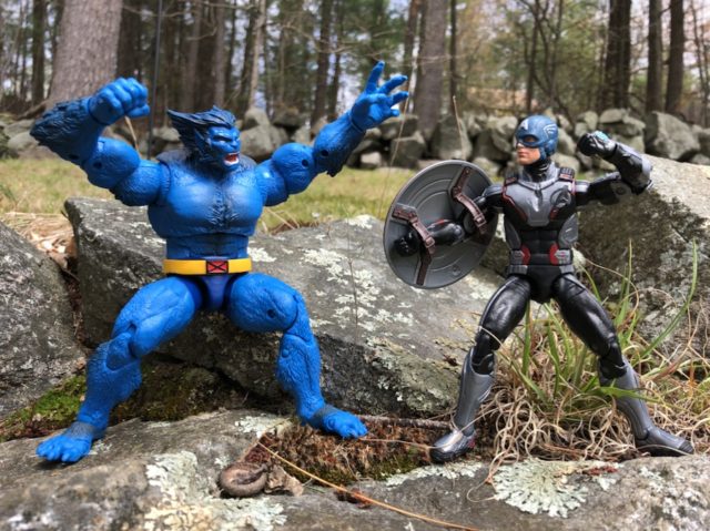 Marvel Legends Beast vs Endgame Captain America Figures