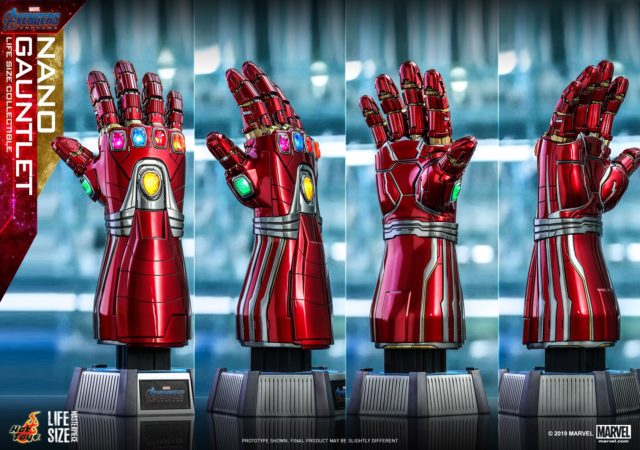 360 Degree View of Iron Man Endgame Infinity Gauntlet Life Size Replica