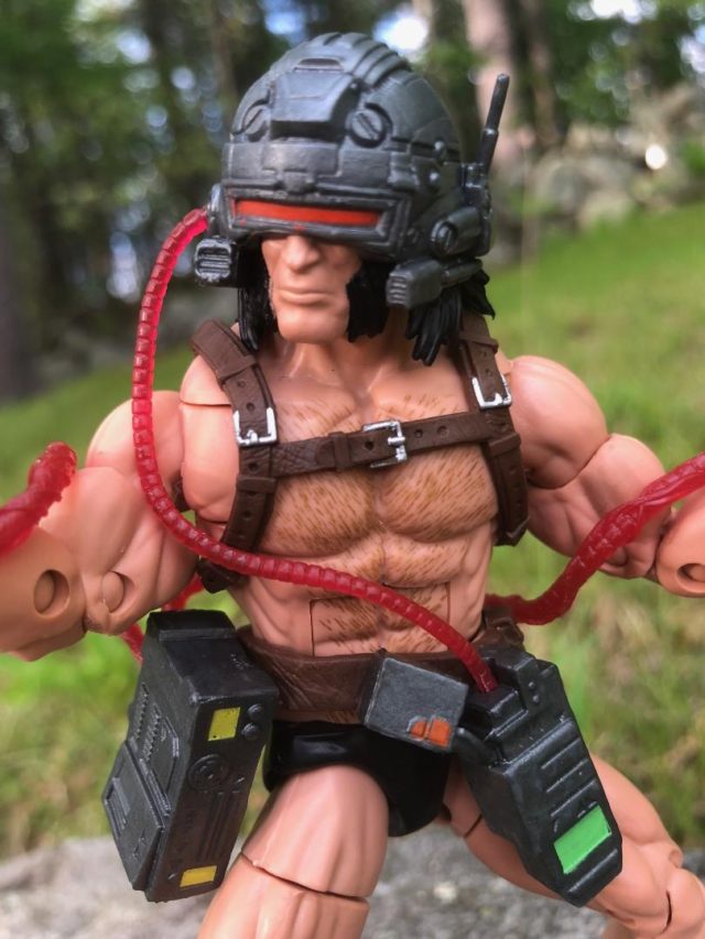Close-Up of Hasbro Marvel Legends Weapon X Action Figure