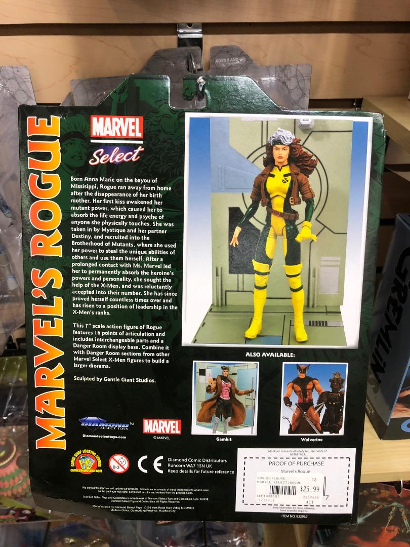 Rogue Marvel Select 7 Inch Action Figure X-Men 