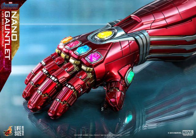 Hot Toys Avengers Endgame Life Size Nano Gauntlet Iron Man