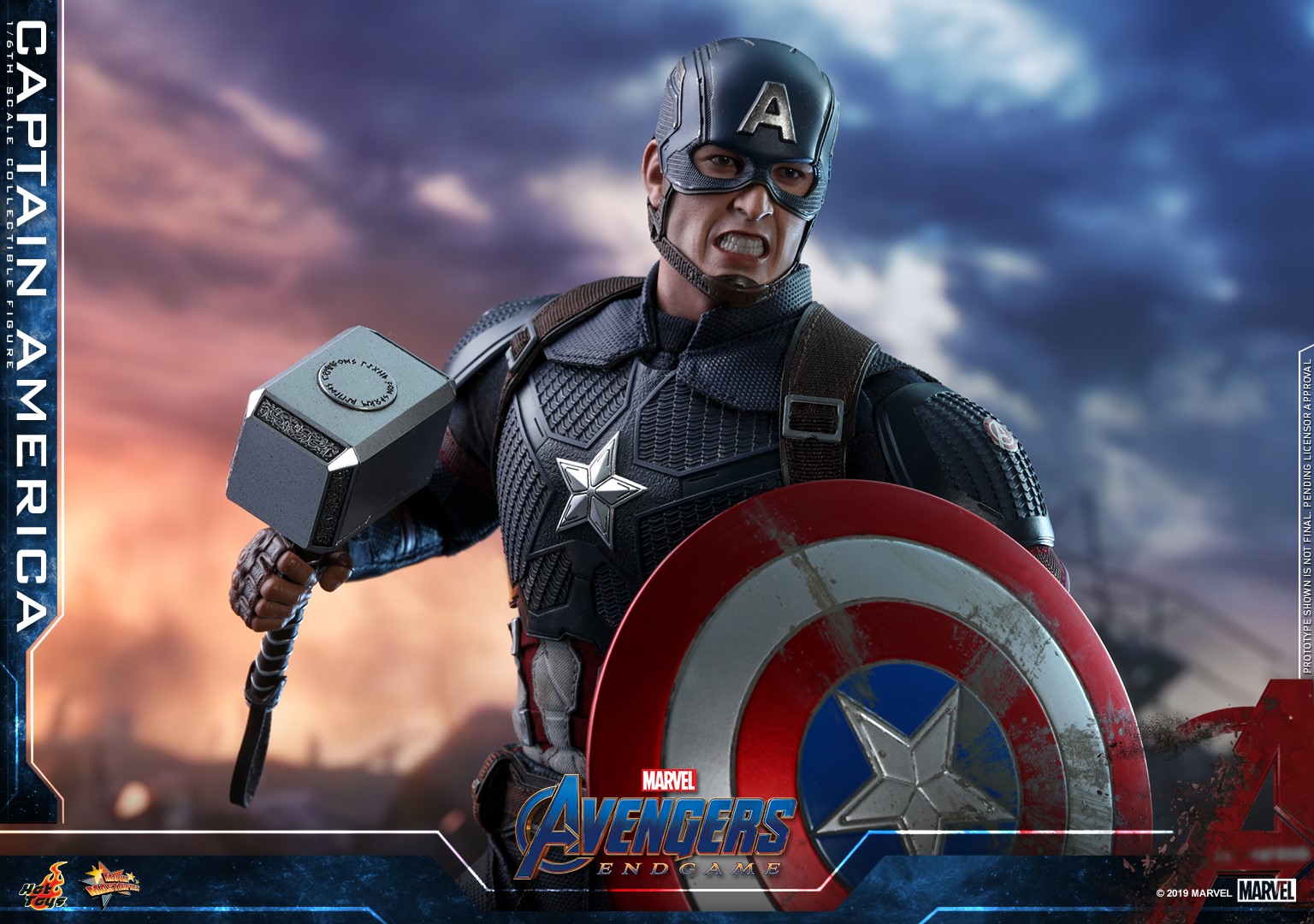 Hot Endgame Captain America: Head! Broken - Marvel Toy News