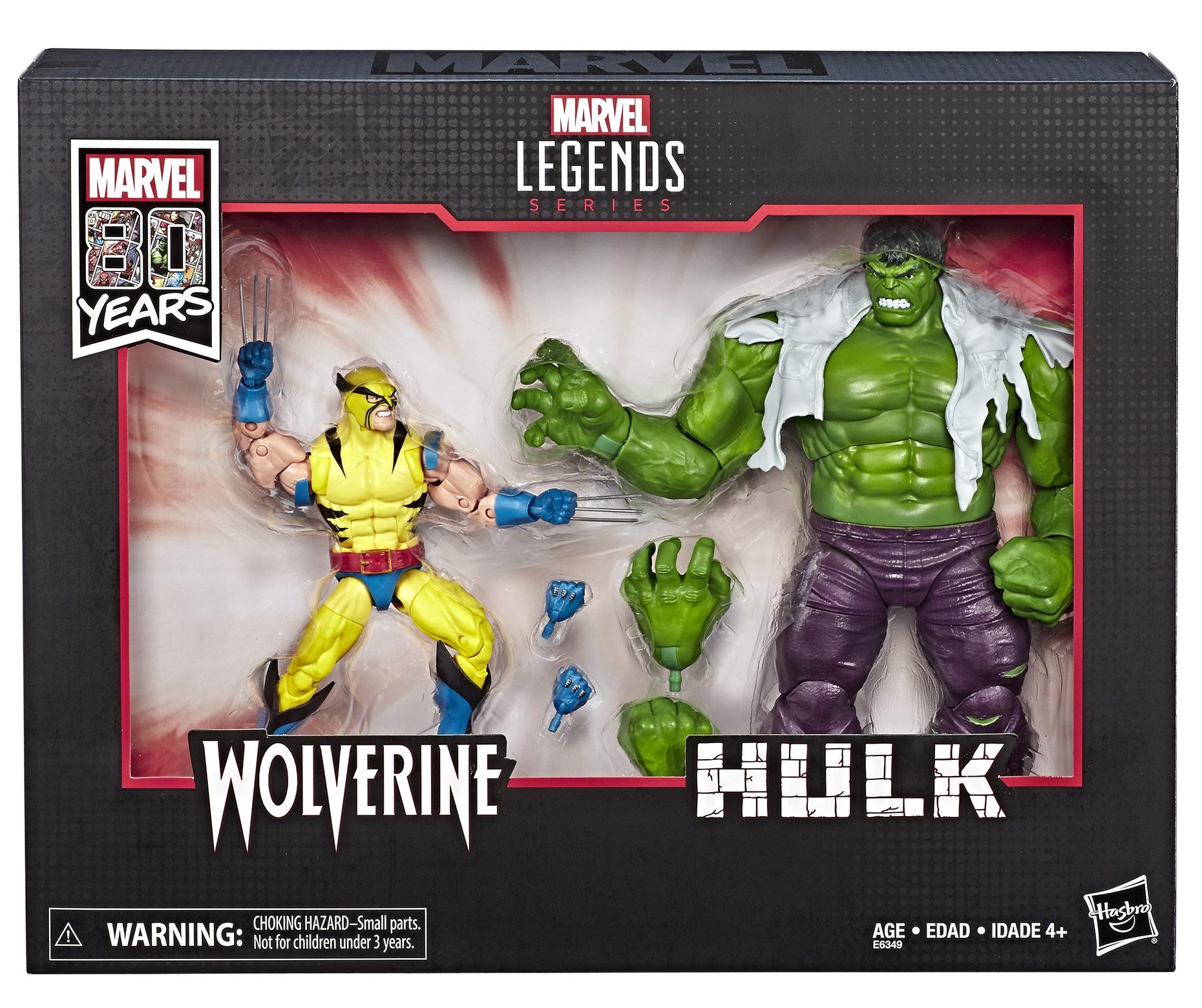 Faktisk Flyselskaber græsplæne Marvel Legends 80 Years Hulk & Wolverine Two-Pack Exclusive Pre-Order! -  Marvel Toy News
