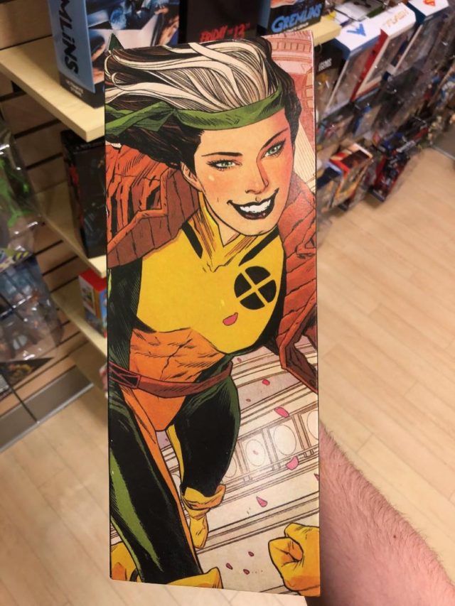 Marvel Select Rogue Box Side Flap Artwork