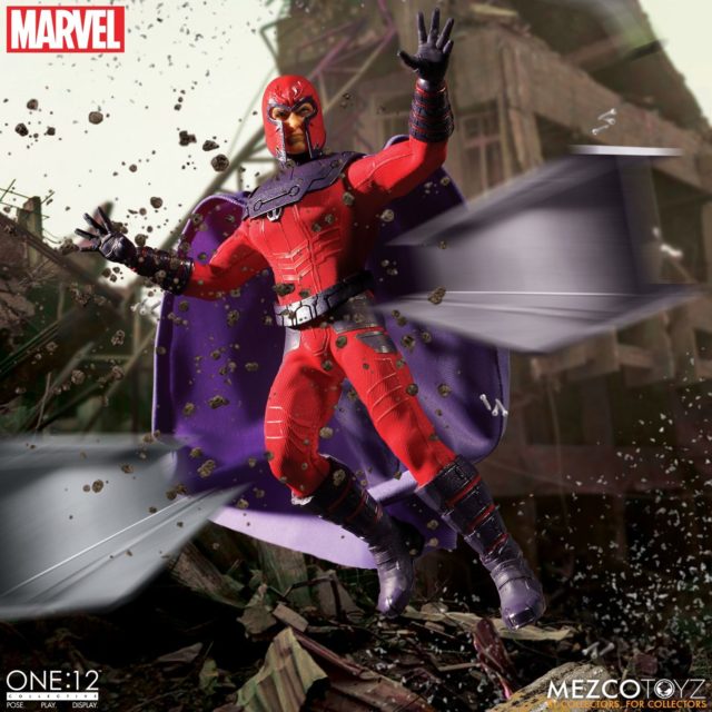 Mezco ONE 12 Collective Magneto Figure Flying