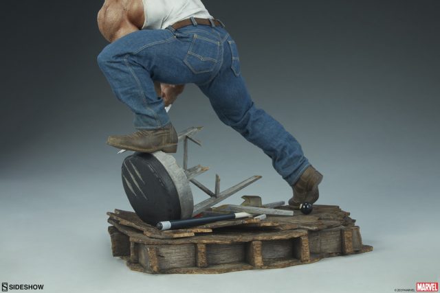 Mixed Media Jeans on Wolverine Logan PF Figure Statue