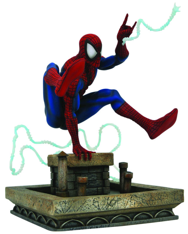 Side View of Marvel Gallery McFarlane Spider-Man PVC Statue