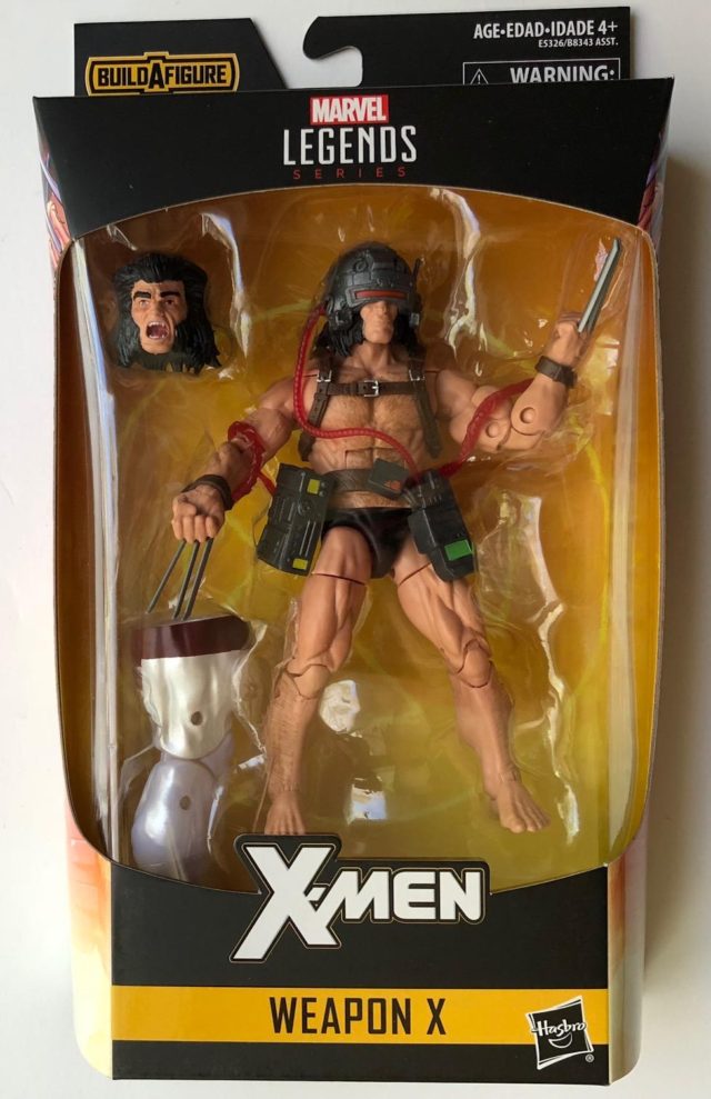 X-Men Legends Weapon X Figure Packaged