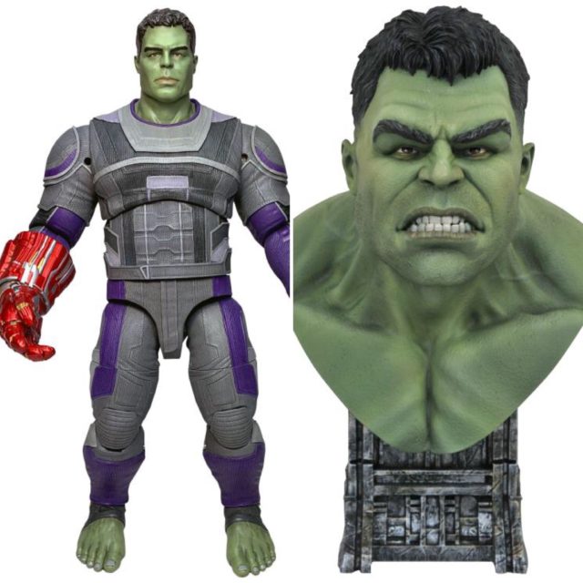 Diamond Select Endgame Hulk Figure Ragnarok Hulk Bust