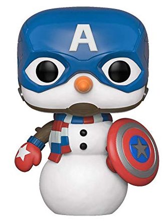 Funko POP Snowman Captain America Holiday Figure