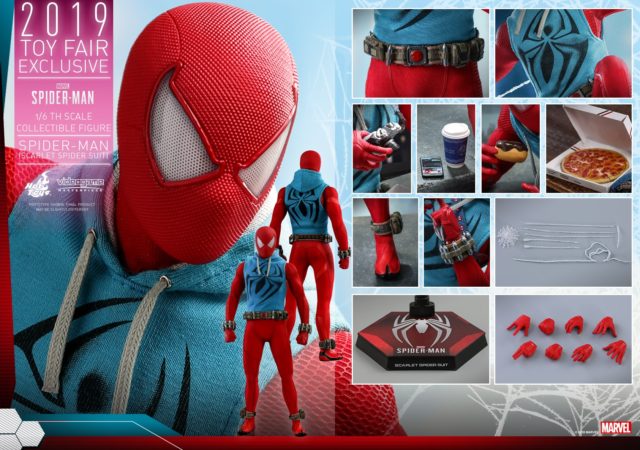 Hot Toys Scarlet Spider Figure and Accessories