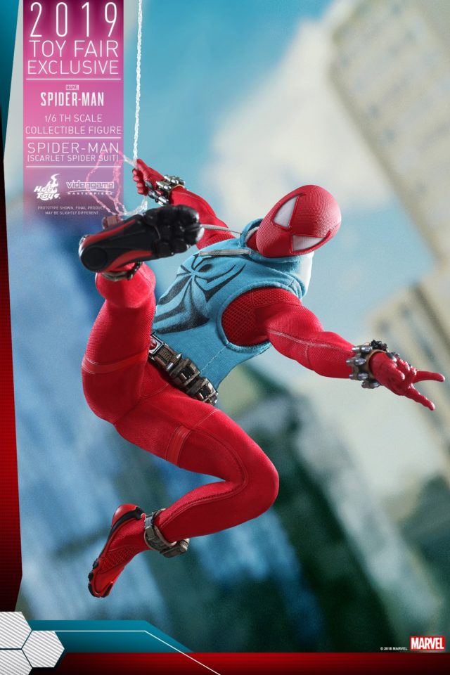 Hot Toys Scarlet Spider-Man Toy Fair Exclusive Figure