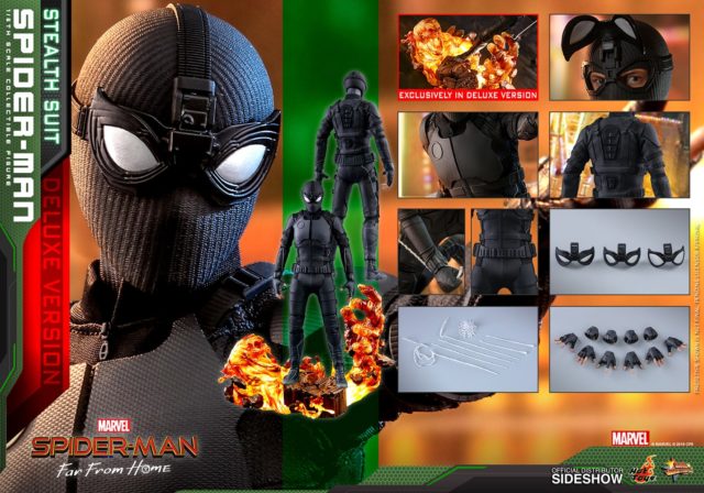 Hot Toys Spider-Man Far From Home Deluxe Stealth Suit Figure