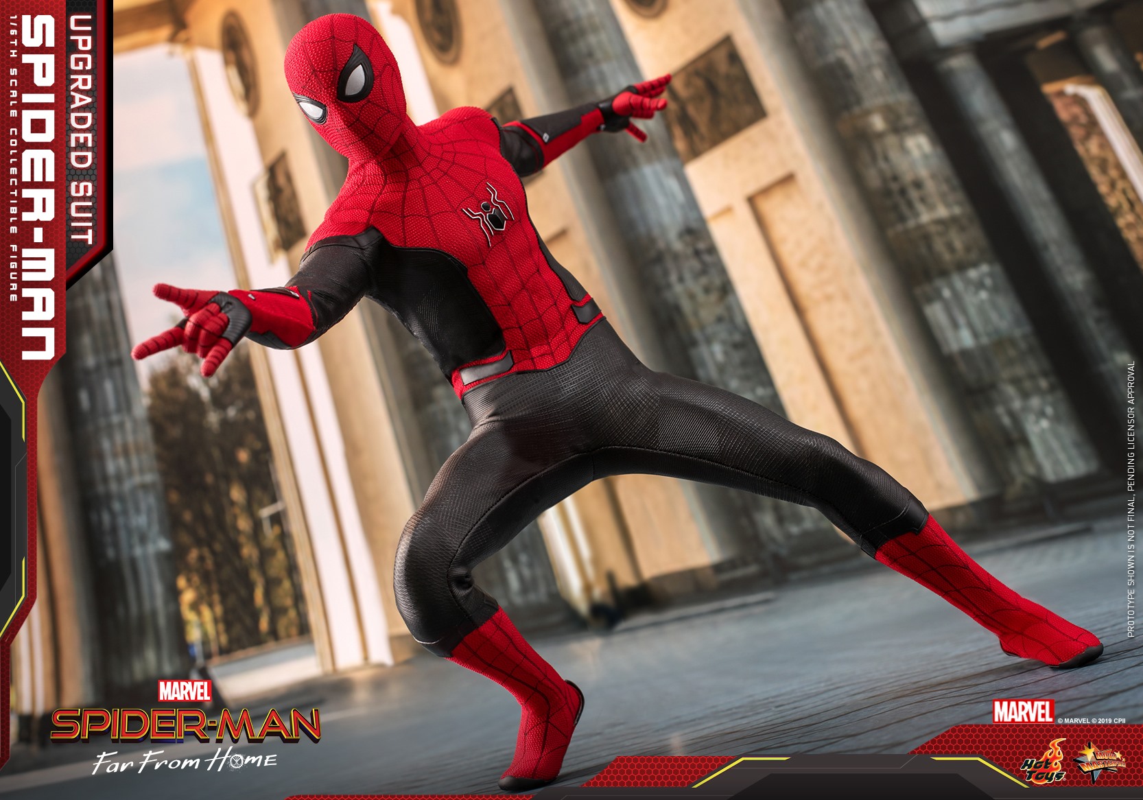 Hot Toys Upgraded Suit Spider-Man Far From Home Figure Up for 