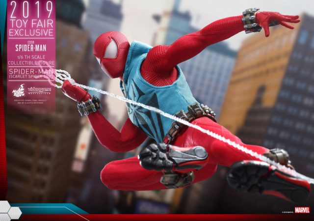 Hot Toys Video Game Masterpiece Scarlet Spider Figure