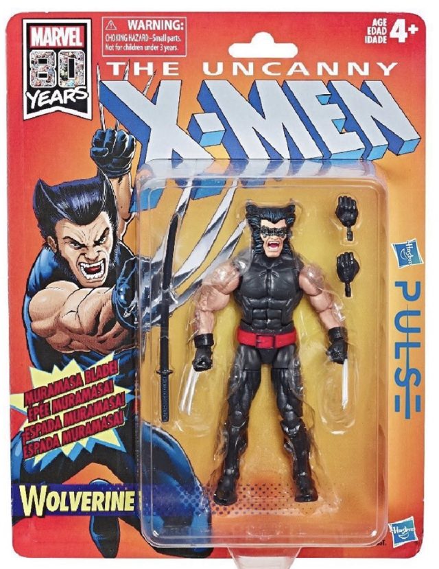 Marvel Legends Vintage X-Men Wolverine Packaged Retro