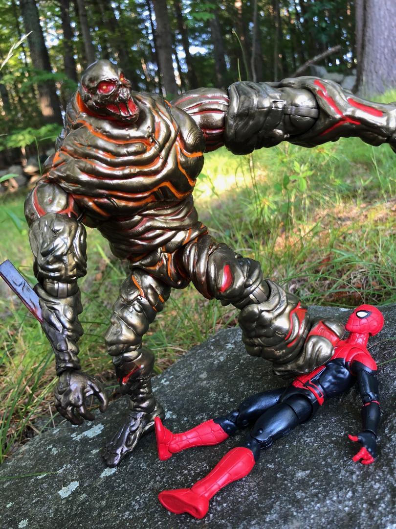 Marvel Legends 6" inch Build a Figure BAF Spider-Man Molten Man Individual Parts 