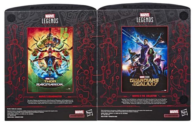 SDCC 2019 Exclusive Marvel Legends Box Back Grandmaster Collector