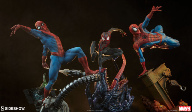 Sideshow Collectibles Spider-Man Premium Format Figure Statues Comparison