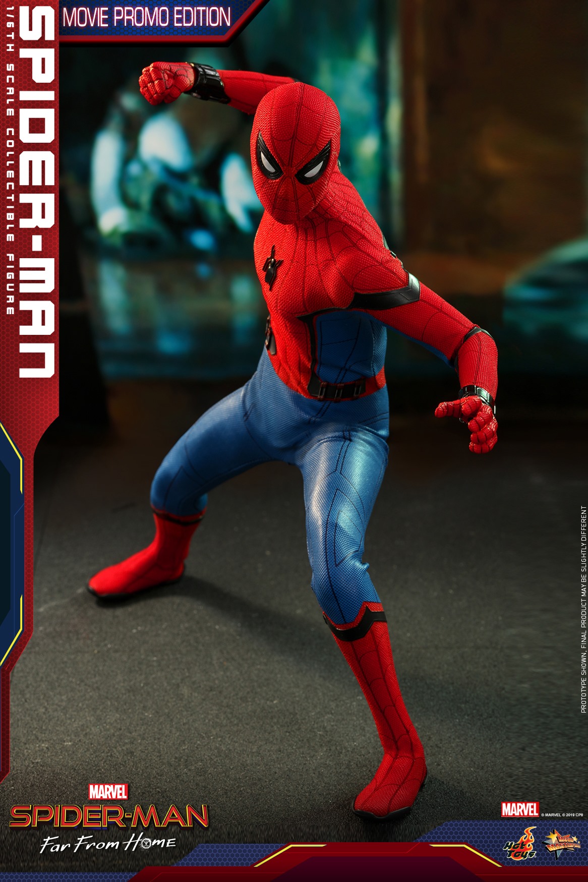 spider man movie promo hot toys